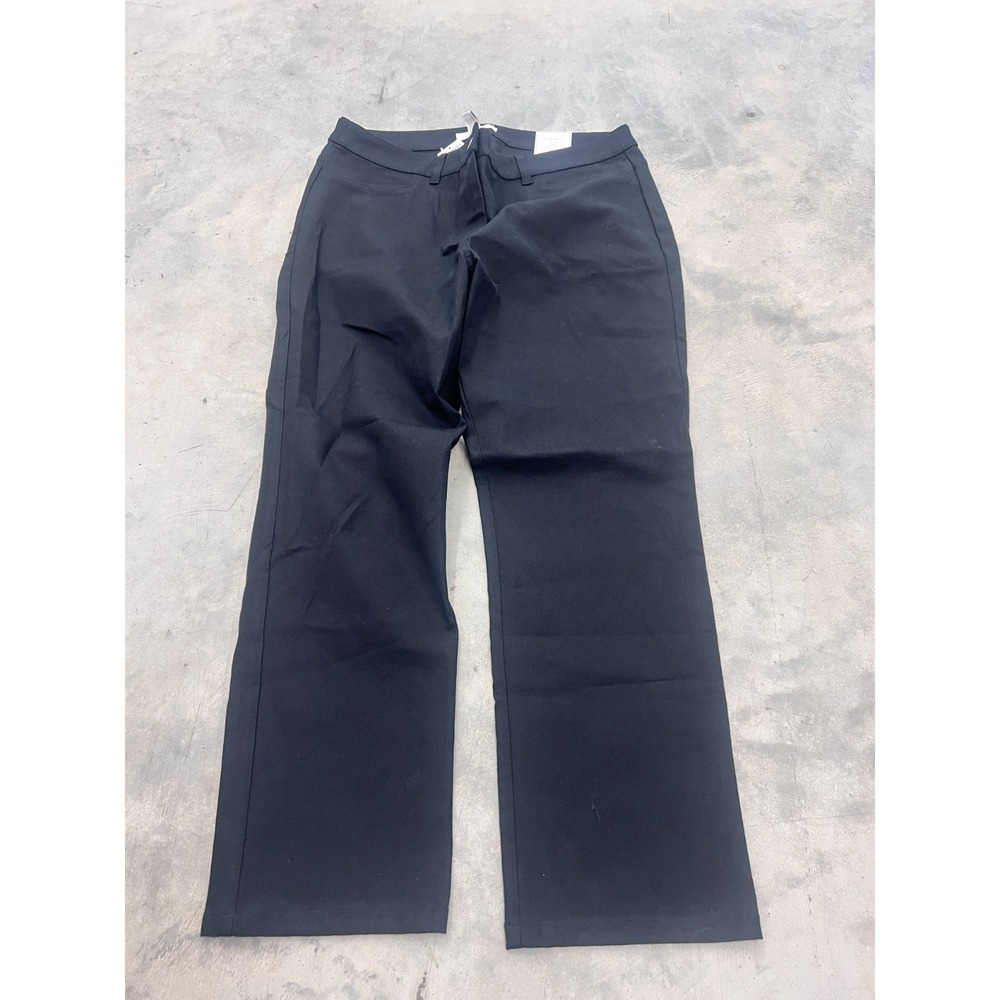 Chicos Getaway Ankle Pants Womens Large Black Ultimate Fit Flatters Slim Stretch